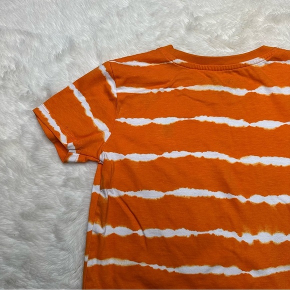 US Polo Assn. T-Shirt Orange & White Striped Size 7 - Picture 16 of 16